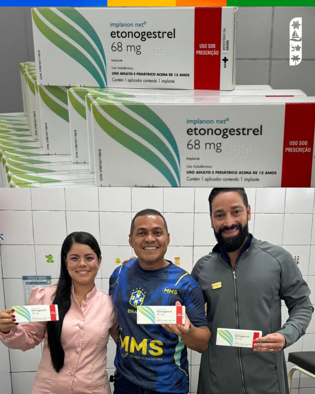 Foto 1 da notícia Pirambu recebe primeira remessa de implantes subdérmicos contraceptivos
