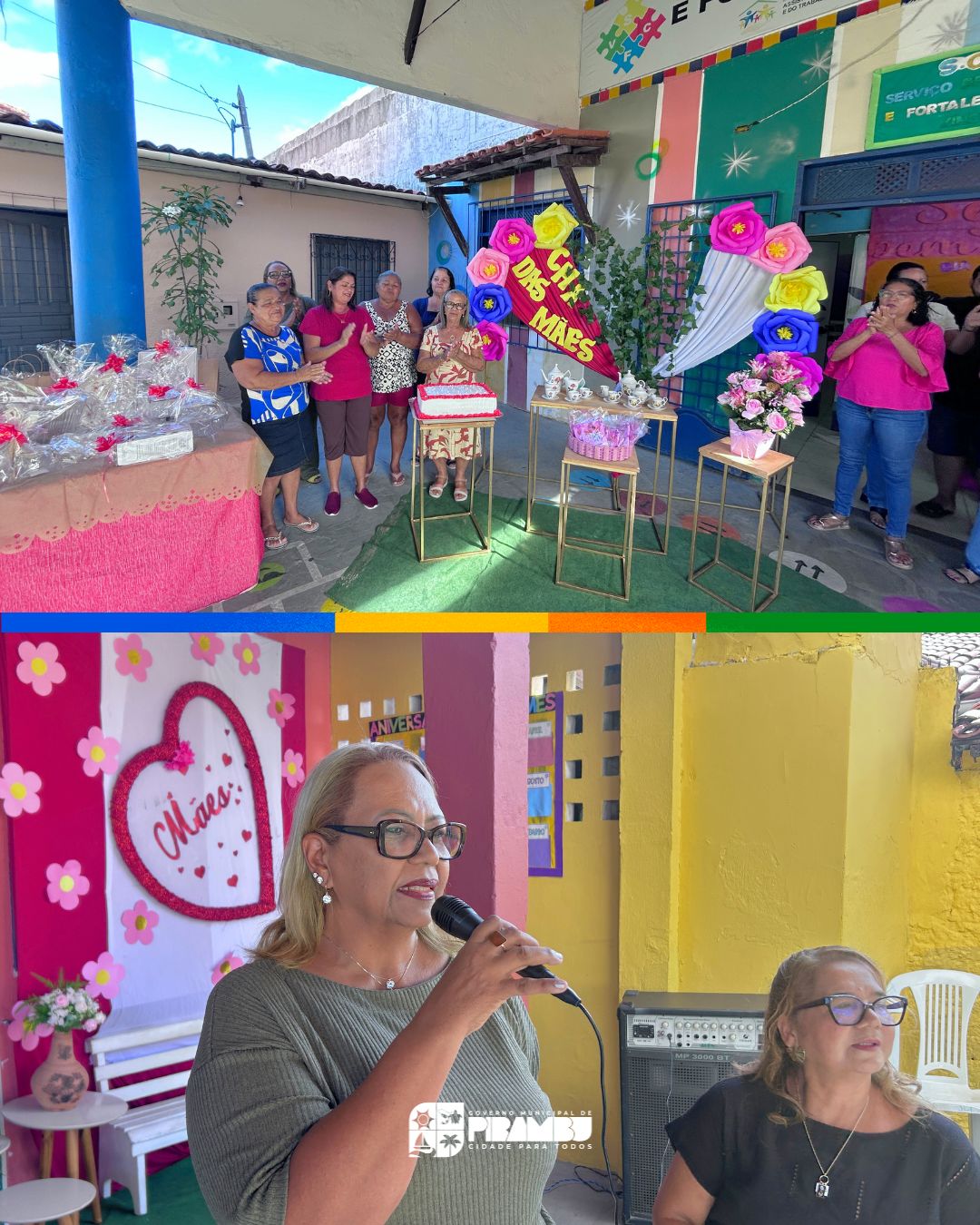 Foto da notícia Chá da Tarde em homenagem às mães do Grupo da Melhor Idade